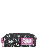 Pennenzak 1 Compartiment Superdry Zwart accessories woomen W9800010