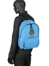 Sac  Dos 1 Compartiment Napapijri Bleu geographic NOYGOS-vue-porte