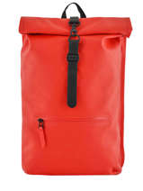Sac  Dos Rolltop Rucksack Rains Rouge backpack 1316