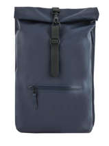 Sac  Dos Rolltop Rucksack Rains Bleu backpack 1316