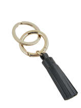 Porte-clefs Pompon Charms Cuir Lancel Noir charms A09710