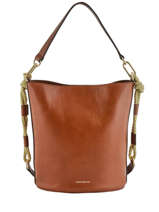 Sac Seau Holly Cuir Vanessa bruno Marron holly 22V40489