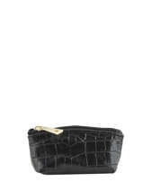 Portemonnee Croco Leder Milano Zwart croco CR95015