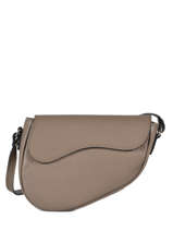 Sac Bandouli�re Caviar Cuir Milano Marron caviar CA19063