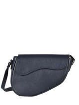 Cross Body Tas Caviar Leder Milano Blauw caviar CA19063