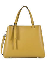 Sac Trapze Caviar Cuir Milano Jaune caviar CA19062