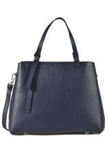 Handtas Caviar Leder Milano Blauw caviar CA19062