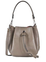 Mini Bucket Bag Caviar Leder Milano Bruin caviar CA19042