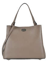 Sac Trapze Caviar Cuir Milano Beige caviar CA19061