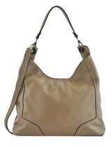 Schoudertas Caviar Leder Milano Bruin caviar CA1605