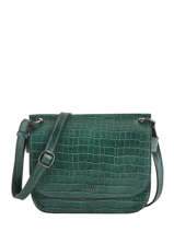 Sac Bandouli�re Darwin Cuir Etrier Vert darwin EDAR03
