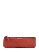 Trousse Cuir Etrier Rouge tradition EHER93