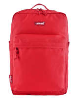Sac  Dos 1 Compartiment + Pc 15'' Levi's Rouge l pack 230870