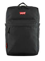 Sac  Dos 1 Compartiment + Pc 15'' Levi's Noir l pack 230870