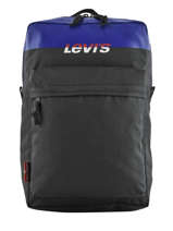 Sac  Dos 1 Compartiment + Pc 15'' Levi's Noir l pack 230904