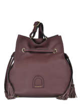 Sac Seau Tradition Cuir Etrier Violet tradition EHER29