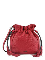 Bucket Bag M Wellington Leder Etrier Rood wellington EWEL01