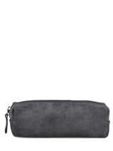 Trousse Cuir Milano Gris velvet VE151101