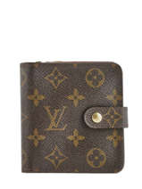 Portefeuille D'occasion Louis Vuitton Zip Wallet Monogramm Brand connection Marron louis vuitton 321