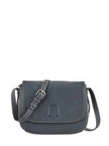 Sac Bandoulire Balade Cuir Etrier Bleu balade EBAL04