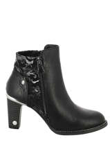 Bottines  Talon Mustang Noir women 1335501