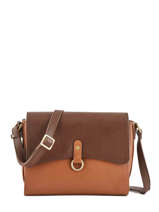 Sac Bandoulire Dune Cuir Hexagona Marron dune 686083