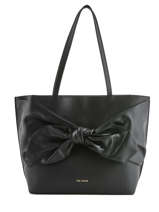 Sac Port paule Soft Knot Cuir Ted baker Noir soft knot DIIANA