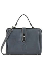 Sac Port Main M Balade Cuir Etrier Bleu balade EBAL09