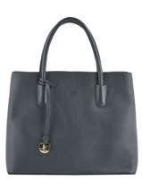 Handtas Caviar Leder Crinkles Blauw caviar 80838