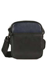 Sac Bandouli�re S Bicolore Hexagona Noir ligne 68 0686297