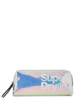 Trousse 1 Compartiment Superdry Bleu accessories woomen W9800001