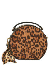 Cross Body Tas Leopard Miniprix Zwart leopard LEO19215
