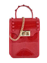 Cross Body Tas Plastic Miniprix Rood plastic 131