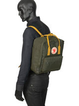 Sac  Dos Knken 1 Compartiment Fjallraven Noir kanken 23510-vue-porte