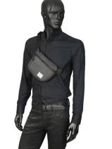 Sac Banane Fifteen Herschel Noir classics 10215-vue-porte