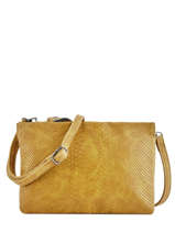 Sac Bandouli�re Snake Miniprix Jaune snake MD363