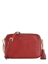 Sac Bandouli�re Ginny Cuir Michael kors Rouge jet set F7GGNM8L