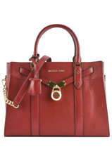 Handtas L New Hamilton Leder Michael kors Rood nouveau hamilton F9G0HS3L