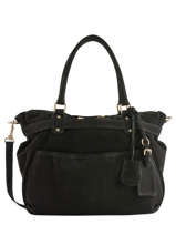 Sac  Main Lune Aim Cuir Vanessa bruno Noir lune 3V40133