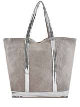 Le Cabas L Lin Paillettes Vanessa bruno Gris cabas lin 31V40409