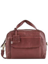 Sac Bandoulire Craft Caily Cuir Burkely Rouge craft caily 546447