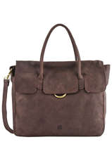 Schoudertas A4 Formaat Collins Leder Biba Violet collins COL1L