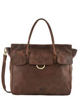 Sac Shopping A4 Collins Cuir Biba Marron collins COL1L
