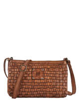 Sac Bandoulire Heritage Cuir Biba Marron heritage KA9