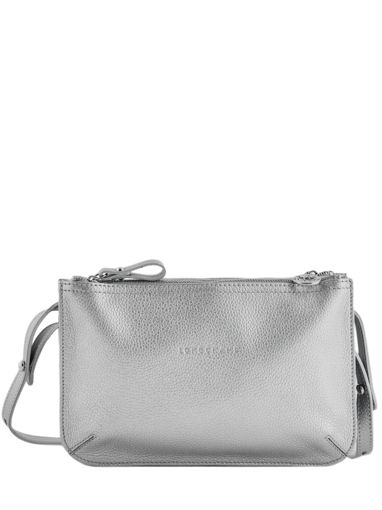 Longchamp Le foulonn� Cross body tas Zilver