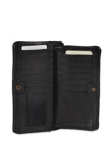 Portefeuille Cuir Biba Noir heritage BT10-vue-porte