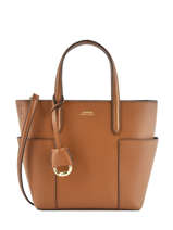 Mini Cabas Carlyle Cuir Lauren ralph lauren Marron dryden 31758532