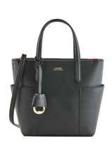 Mini Cabas Carlyle Cuir Lauren ralph lauren Noir dryden 31758532