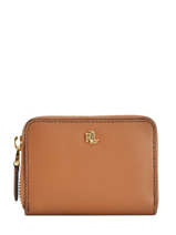 Portefeuille Dryden Cuir Lauren ralph lauren Marron dryden 32754175