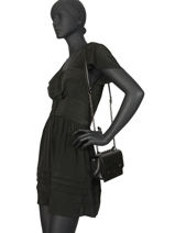 Sac Bandoulire K Signature Mini Cuir Karl lagerfeld Noir k signature 96KW3029-vue-porte